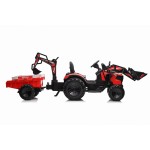 Elektrický traktor 720-T - červený 